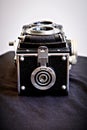 old rolleiflex brand camera Royalty Free Stock Photo