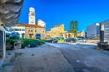 Old roman architecture in Vizinada town, Croatia.