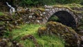 Old Roman bridge in Glen Lyon Royalty Free Stock Photo