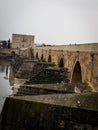 an old roman bridge over Guadalquivir river