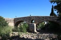 Old roman bridge at Pollensa. Mallorca Royalty Free Stock Photo