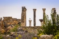 Old roman city of Volubilis near Moulay Idriss and Meknes