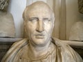 Old roman marble statue Cicero cicerone Royalty Free Stock Photo