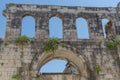 Old roman palace in Split in Croatia Royalty Free Stock Photo
