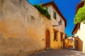 Old roman street in Florence, Tuscany, Italy Royalty Free Stock Photo