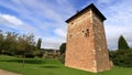 Old Roman tower in Amay, Belgium