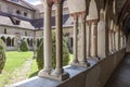 Old Romanesque cloister in the Brixen cathedral, South Tyrol