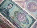 Old romanian money Royalty Free Stock Photo
