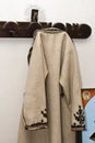 Old romanian peasant overcoat