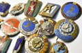 Old romanian sport badges from the 50`s