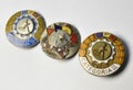Old romanian sport badges from the 50`s
