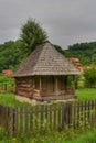Old romanian traditional wooden house Royalty Free Stock Photo