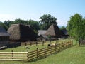 Old romanian village view Royalty Free Stock Photo