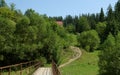 Old Romanian Village View In The Carpathian Mountains Royalty Free Stock Photo