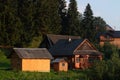 Old Romanian Village View In The Carpathian Mountains Royalty Free Stock Photo