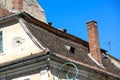 Old roof in Brasov, RomÃÂ¢nia. Royalty Free Stock Photo