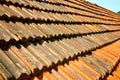 old roof in italy the line architecture Royalty Free Stock Photo