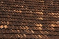 Old roof tile texture detail Royalty Free Stock Photo