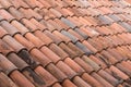 Old Roof Tiles Background - Vintage Ceramic Roofing