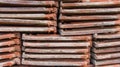 Old roof tiles Royalty Free Stock Photo