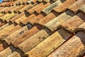 Old roof tiles Royalty Free Stock Photo