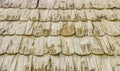 Old roof tiles made of wood background texture Royalty Free Stock Photo