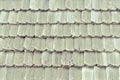 Old roof with wooden shingles. Texture. Close-up Royalty Free Stock Photo