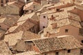 Old roofs of Albarracin, Aragon, Spain. Royalty Free Stock Photo