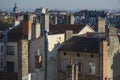 Old roofs and buildings in France