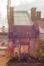 Old roofs in historical citycentre of Saint-Petersburg, Russia Royalty Free Stock Photo