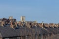 Roofs and chimneys in North Yorkshire Royalty Free Stock Photo