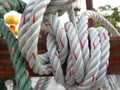 Old rope background Royalty Free Stock Photo