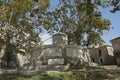 Old Roscigno, Cilento (IT). Ghost town. Royalty Free Stock Photo