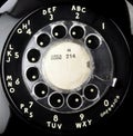 Old Rotary Telephone dial Royalty Free Stock Photo