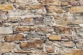 Old rotten vintage stone wall