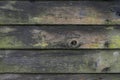 Old Rotten Wood with Green Faded Paint Royalty Free Stock Photo