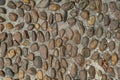 Pebble or gravel stone texture floor background