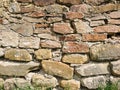 Old rough stone texture brick surface wall Royalty Free Stock Photo