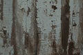 An old Rough wooden Wall with a Horizontal Texture. Old Walls With Peeling Plaster. Retro Grunge Wall Royalty Free Stock Photo