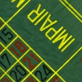 Old roulette table with red and black numbers Royalty Free Stock Photo