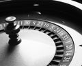 Old Roulette wheel. casino series. Royalty Free Stock Photo