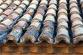 Old Round Tile Roof, Athens, Greece Royalty Free Stock Photo