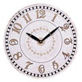 Old round wall clock Royalty Free Stock Photo