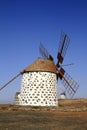 Old round windmill in Villaverde, Fuerteventura