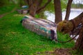 Old row boat Royalty Free Stock Photo