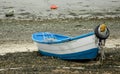 Old rowboat on the beach