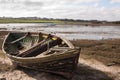 Old Rowing Boat on The Estuary Royalty Free Stock Photo