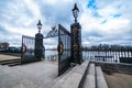 Old Royal Naval College Gates, Greenwich Royalty Free Stock Photo