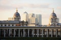 Old Royal Naval College, Greenwich; Canary Wharf