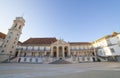 Old Royal Palace facade, Coimbra, Portugal Royalty Free Stock Photo